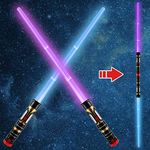 2-in-1 Light Up Swords Dual Saber(3