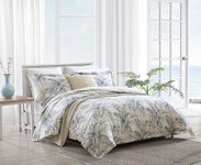 Tommy Bahama | Comforter Set-100, Ultra-Soft & Breathable, Reversible Bedding with Matching Shams, Cotton, Blue, King