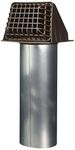 Deflecto Dryer Vent Hood Assembly Brown