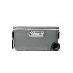 Coleman 316 Series 100-Quart Wheeled Cooler, Grey