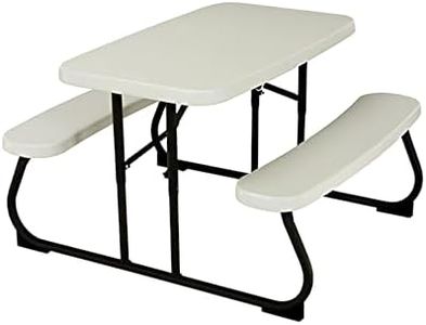 LIFETIME 280094 Kid's Picnic Table, Size 1, Almond