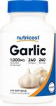 Nutricost Garlic 1000mg, 240 Softge