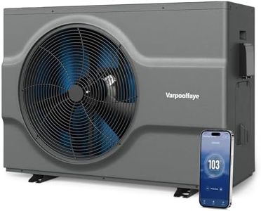 Varpoolfaye 80000BTU Swimming Pool Heat Pumps Up to 25000 Gallons 220v