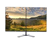 Dell Quad Monitor Bundle Set - 4x P2419H 24" Inch Full HD 1080p IPS LED Monitor, HDMI DISPLAY VGA USB Ports, Quad Monitor Leg Base Stand (Renewed)