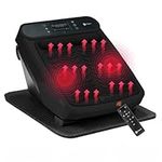 LifePro Foot Massager With Heat Function - Adjustable Speed Vibrating Foot Massage Machine for Legs, Arch and Toe -Under Desk Feet Massager with Wireless Remote