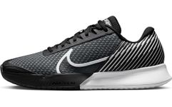 NIKE Men's Air Zoom Vapor Pro 2 HC Sneaker, Black/White, 10.5 UK