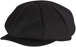 Faxianther Men's Winter Warm Business Ivy Caps Flat Caps Outdoor Golf Travel Baker Hats Newsboy Caps Cabbie Driver Tweed Beret Hats, Xmas Gift for Him Dad