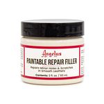 Angelus Leather Filler for Filling or Repairing Holes, Tears, Cracks, Scratches, for Leather Car Seats, Furniture, Shoes- Flexible - 2oz (HF4432)