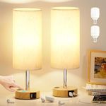 Table Lamp for Bedroom Set of 2 - T