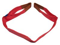 5T 2M Duplex Web Sling - 150MM Red Strap Hoist Lifting Strop 5000KG