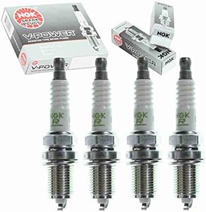 4 pc NGK V-Power Spark Plugs compatible with Toyota Camry 2.2L L4 1997-2001 Ignition Wire Secondary