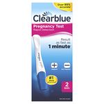 Clearblue Rapid Detection Pregnancy Test, Result as Fast as 1 Minute, 2 Count