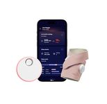 Owlet Dream Sock® - Smart Baby Monitor - Track Live Pulse (Heart) Rate, Oxygen in Infants - Dusty Rose