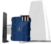 Cell Phone Booster for Home & Office,Up to 2,000 sq ft,Cell Phone Signal Booster with Band 66/25/2/4/5/12/13/17,Boost 5G 4G Data for All U.S. Carriers FCC Approved Cell Booster (Blue)