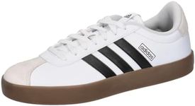 adidas Men's VL Court Sneakers, Cloud White Core Black Grey One, 10 UK