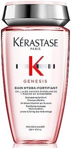 Kérastase Genesis Hydra-Fortifiant Shampoo, Anti-Breakage & Strengthening For Weak or Damaged Hair, Hydrates Hair, Silicone Free, For Fine or Oily Hair, 250ml