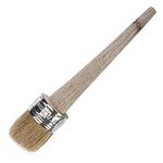 EXCEART Annie Sloan 50mm Round Paint Wax Brush Brush Milk Painting Brush Furniture Wax Brush with Wooden Handle for DIY Stencil Home Decor