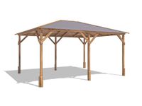 Dunster House Wooden Garden gazebo 4m x 3m / 13' x 10', Heavy Duty Shelter with Robust Design Utopia 430