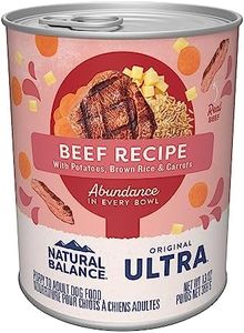 Natural Balance Ultra Premium Wet Dog Food, Beef Formula with Potatoes, Carrots & Brown Rice, 13 Ounce Can (Pack of 12)