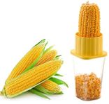 VEDETIC® Plastic Corn Stripper Corn Seeds Remover Cutter Peeler with Container for Home & Kitchen (Pack of 1)