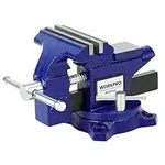 WORKPRO Bench Vise, 4-1/2" Vice for