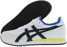 ASICS Men's Tiger Runner Shoes, White/Black/Yellow, 10