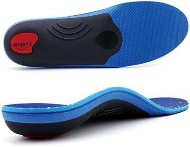 TOPSOLE Semelles orthopédiques pour fasciite plantaire, Pied plat, métatarsalgie, semelle orthopedique épine calcanéenne, semelles de chaussures de travail pour hommes et femmes Bleu-top227
