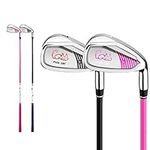 Kids Golf Clubs Irons, 7 Zinc Alloy