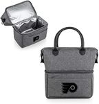 PICNIC TIME NHL Philadelphia Flyers Urban Lunch Bag, Cooler Lunch Tote, Insulated Lunch Bag, (Gray with Black Accents)