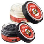 Premium Boot and Shoe Cream Polish - Made in the USA - Red Moose, Black and Neutral, Medium