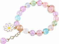 VR Creatives Daisy Charm Fortune Bracelet for Women Girls Wrist Chain Bangle Jewelry