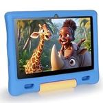 ZIBATIS 10 Inch Kids Tablet, Android 14, Octa Core Processor, 16GB RAM, 128GB ROM, 1TB TF, 5000mAh Battery, WiFi, Bluetooth, Type-C, 8+5MP Dual Camera (Blue)