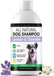 The Healthy Dog Co - All-Natural Dog Shampoo and Conditioner - Chamomile and Lavender Dog Shampoo for Smelly Dogs - Nourishing Dog Shampoo for Sensitive Skin - Puppy Shampoo and Dog Conditioner- 500ml