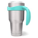 ALAFAT Tumbler Handle for 30 oz Yeti Rambler Cooler Cup, Rtic Mug, Sic, Ozark Trail Grip and more Tumbler Mugs - BPA FREE (Green-CUP NOT INCLUDE)