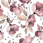 CRIMSON DECORS 200 x 45 CM Petunia Portrait Adhesive Wallpaper for Hall Living Room Peel and Stick Vinyl Wallpaper - 9 SQFT Approx