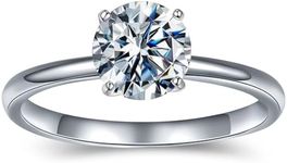 LIAN Moissanite Solitaire Engagemen