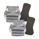 2 Pack Adult Cloth Diapers with Dia