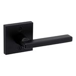 Weiser Halifax Matte Black Door Handle,Reversible Half Dummy Lever, Non-turning Interior Door Handles for Wardrobe, Closet Door & French Doors,Cabinet Handle/Cupboard Handles, Modern Home Décor,1-Pack