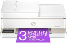 HP Envy 6555e Wireless All-in-One Colour Inkjet Printer, Portobello, Print, scan, Copy, Duplex Printing Best for Home, 3 Months of Ink Included (714N5A)