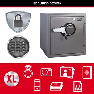 Master Lock Fireproof Waterproof Safe, 33L Security Chest
