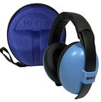 Banz Baby Boys Earmuffs & Case Combo Earmuffs, Blue, Up to 3 Years