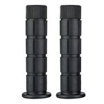 SAPLIZE Bike Handlebar Grips, for Kids Girls Boys Bikes, Balance Bikes, Road Bikes and Scooters, Length 4.9", Black