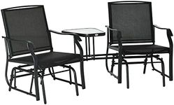 Outsunny Outdoor Double Glider Rock