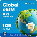 Europe eSIM, 15GB for 30 Days - 5G/4G High-Speed Network Prepaid eSIM in Europe and USA-37 Countries, QR Code Activation, Data ONLY, No Voice/SMS