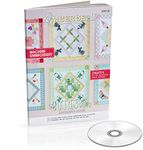 Kimberbell Table Toppers - Cuties Vol. 2 Machine Embroidery CD and Book, Designs for 6 (22" x 22”) Embroidery Table Toppers, Jan - June Home Decor Design Patterns