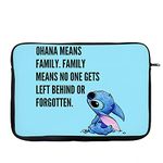 Ohana Means Family Ohana Quote Birthday Gift Christmas,Friendship Laptop Sleeve, Laptop Organiser, Laptop Case Office use. (14")