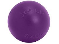 Jolly Pets Push-n-Play Ball Dog Toy, 10 Inches/Large, Purple