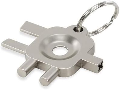 3-in-1 Zinc Alloy Dispenser Key Replacement Compatible with Cintas and Sanis Paper Towel, Toilet Paper Towel Dispenser Key Soap Dispenser Key for Home Office Maintenance, Not Prone to Breaking