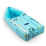 LuvLap 3 in 1 Baby Bed, Sleeping Bag & Carry Nest, Cotton Baby Bedding for New Born & Infant, Portable Bassinet, for Baby Carrying & co Sleeping, Unisex Baby Sleeping Bed, 0M+ (Blue Pilot Print)