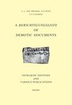 A Berichtigungsliste of Demotic Documents. B. Ostrakon Editons and Various Publications